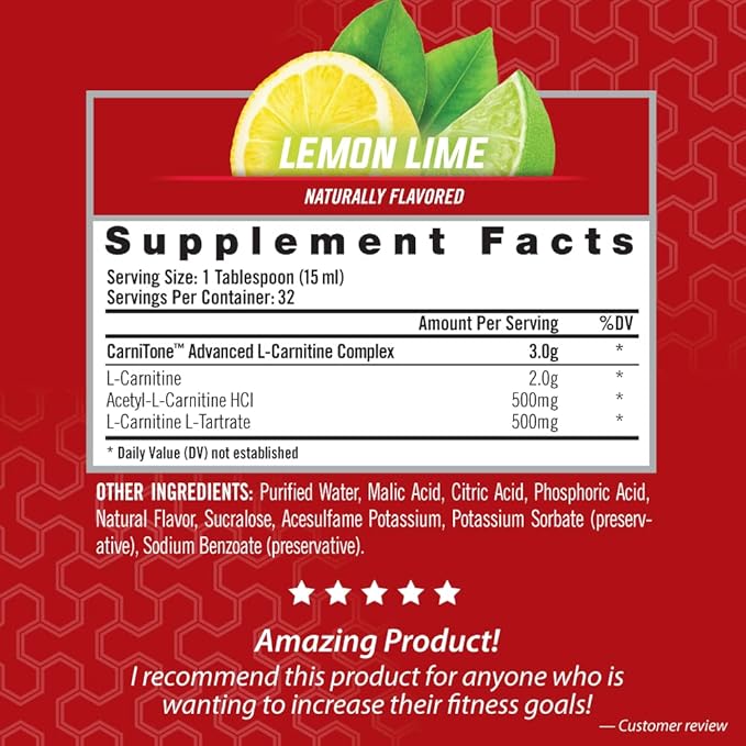 iSatori L-Carnitine LS3 3000, Liquid L-Carnitine with Acetyl L-Carnitine, L-Carnitine L-Tartrate, Stimulant Free Pre Workout, No Calories, Sugar, Gluten, Keto-Friendly, Lemon Lime (32 Servings)