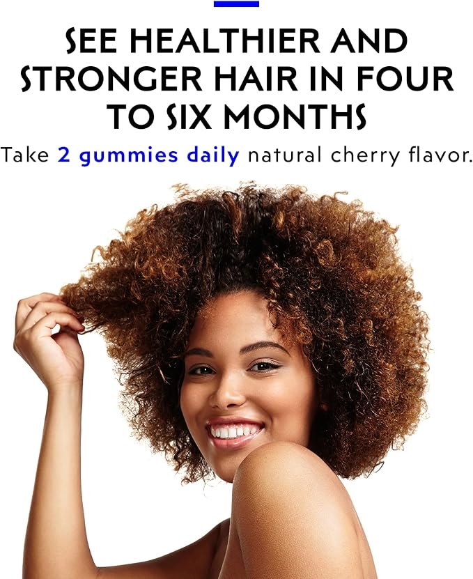 Elon Biotin Gummies (120 Count) – 5000 MCG Biotin Vitamins for Hair Skin and Nails - Cherry Biotin Chewable Vitamins to Nourish, Moisturize & Support Hair Growth – Hair Gummies for All Hair Types
