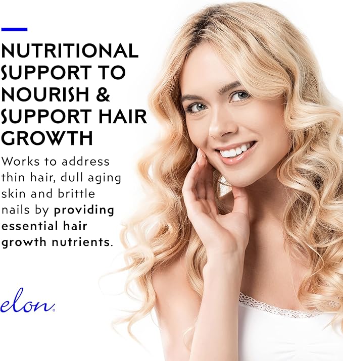 Elon Biotin Gummies (120 Count) – 5000 MCG Biotin Vitamins for Hair Skin and Nails - Cherry Biotin Chewable Vitamins to Nourish, Moisturize & Support Hair Growth – Hair Gummies for All Hair Types